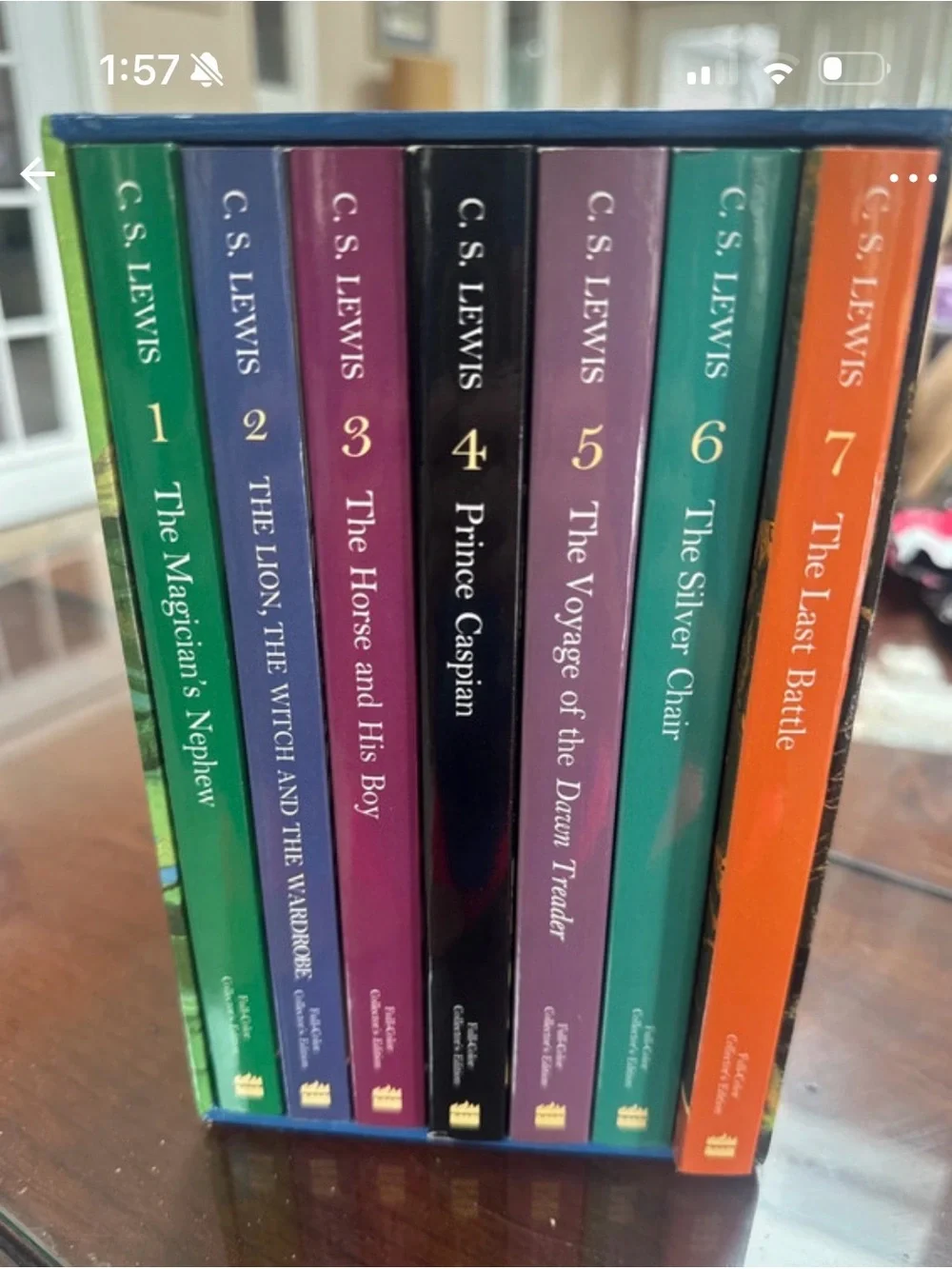 The Chronicles of Narnia 7-Book Set - Multicolor Hardcover Collection